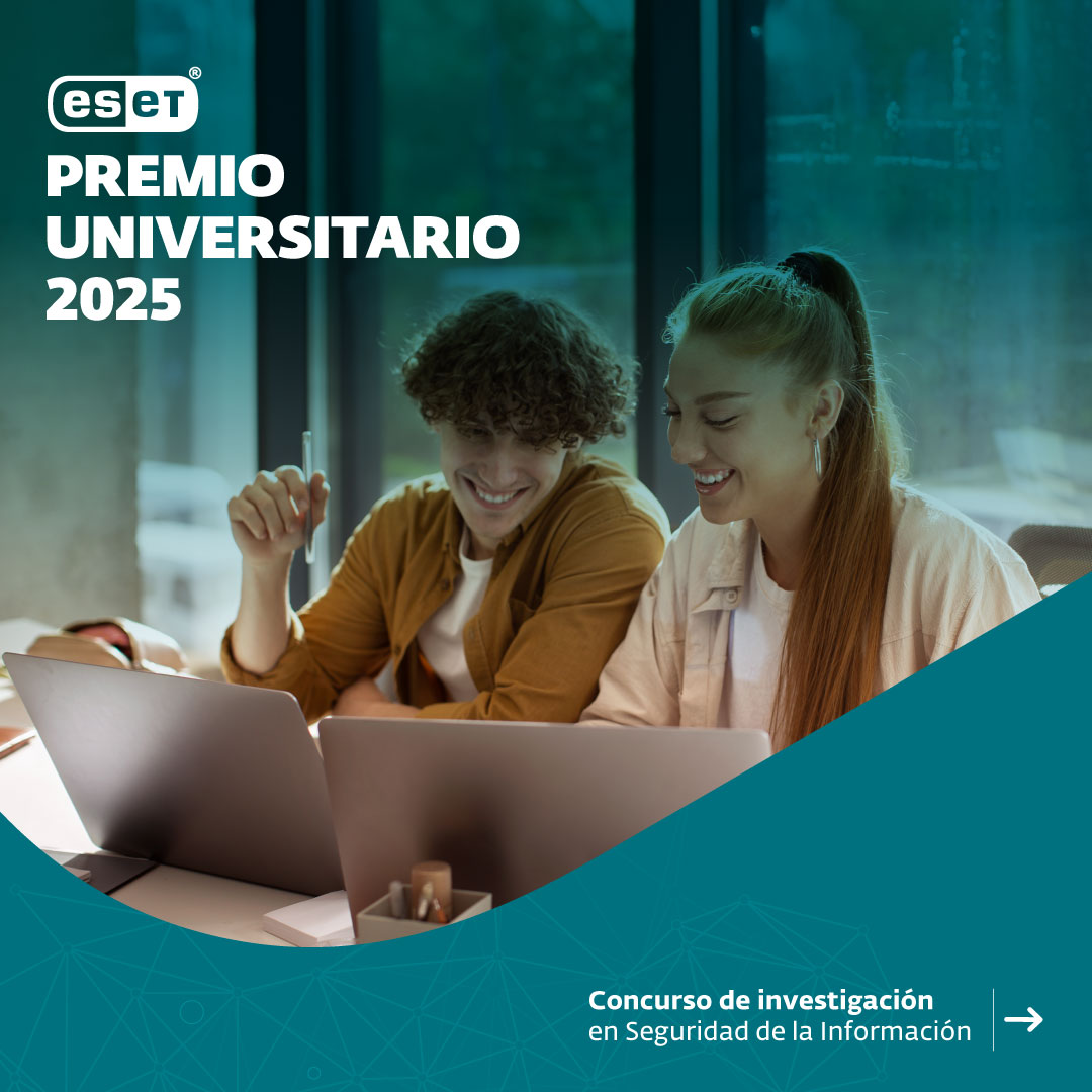 ¿Estudias y te apasiona la #ciberseguridad?

Participa del Premio Universitario ESET 2025, una competencia CTF para estudiantes de Latinoamérica.

🏆 Puedes ganar hasta USD 150 y demostrar tus habilidades en seguridad informática.

Abrimos hilo: