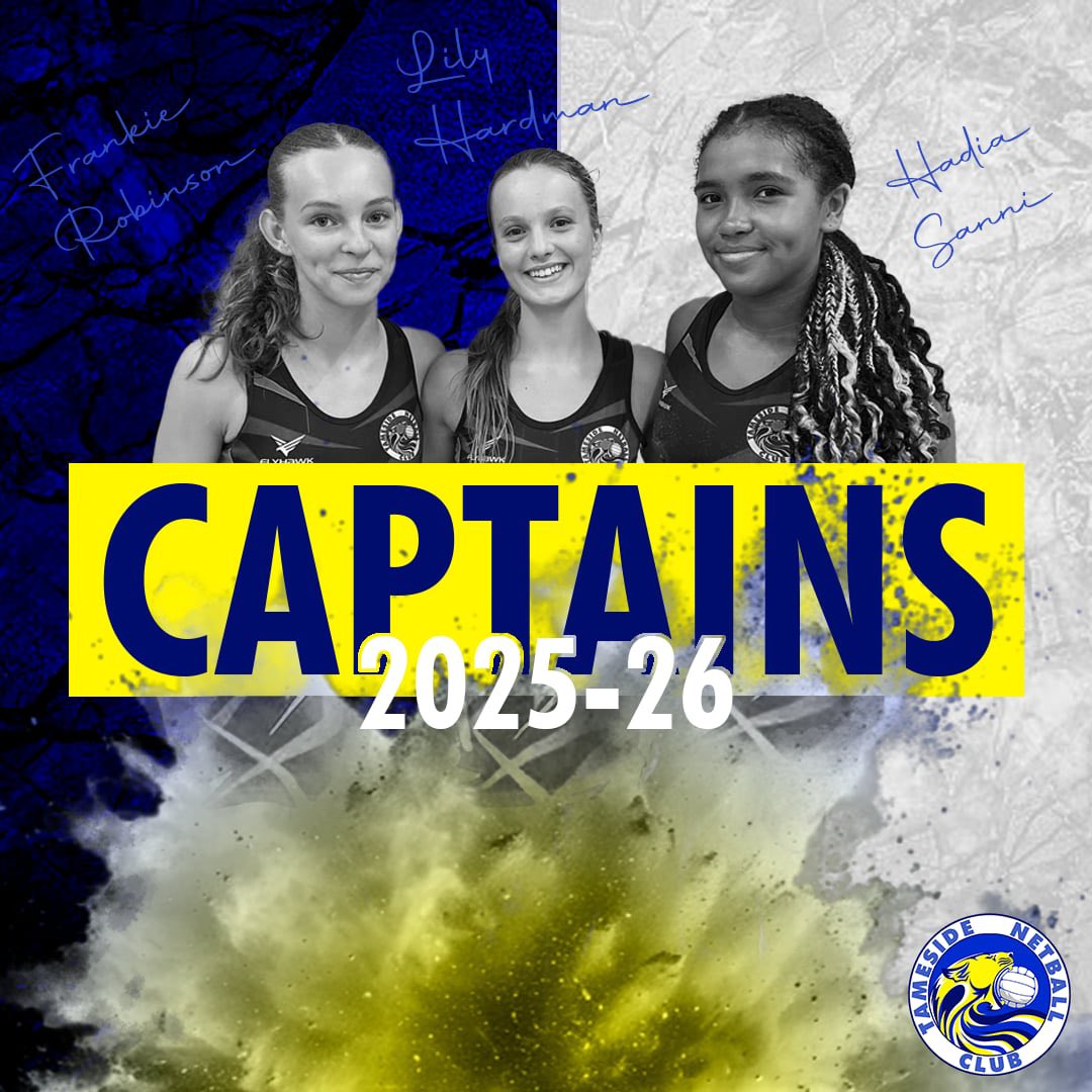 Meet our U15s A Captain Lily, working alongside Frankie &amp; Hadia as her Vice Captains for the 2025/26 season. Good luck for the season ahead💙💛