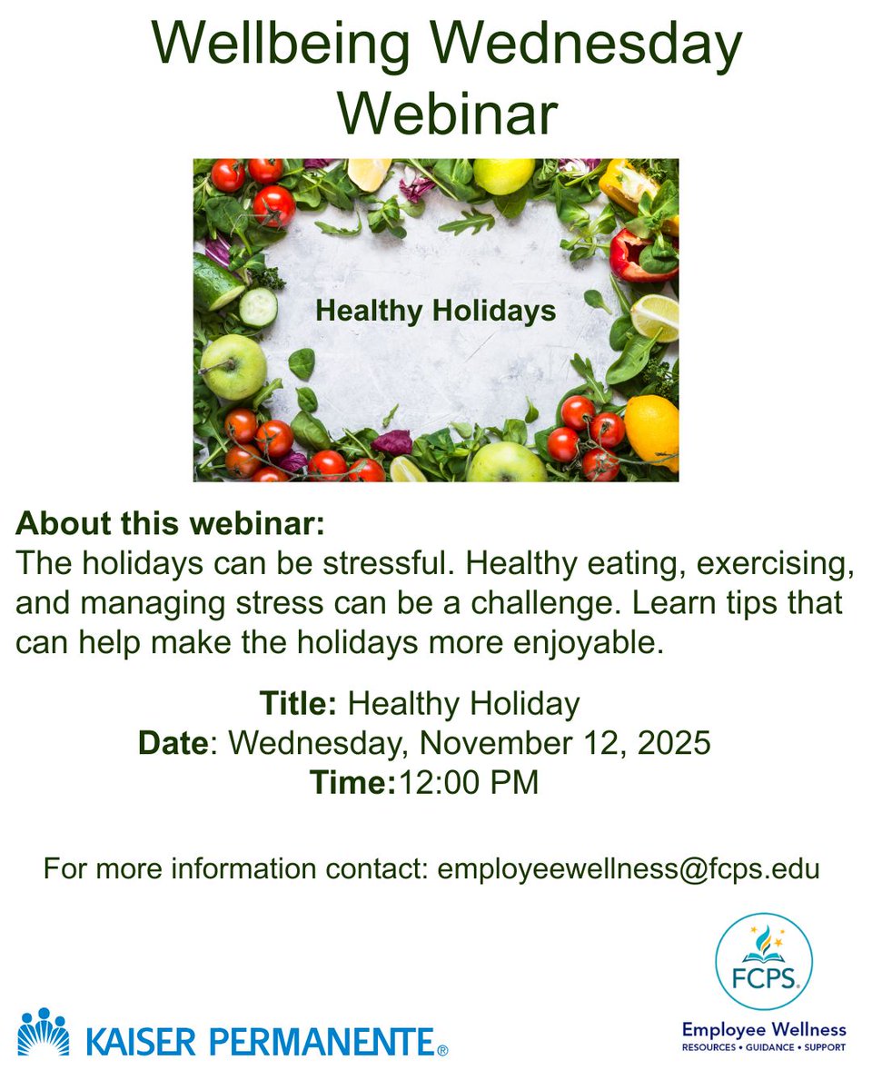 FCPS Employee Wellness tweet media