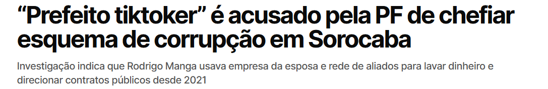 toninhodocall's tweet photo. A cena em 2026 é a seguinte: a Polícia Federal identifica fortes indícios de corrupção na Prefeitura de Sorocaba.

Para agir, precisa ligar para o governador e perguntar se ele autoriza o início da investigação.

O governador pensa por dois minutos e responde: “Não precisa, vou conversar com o prefeito e resolvemos.”

Essa é a lei que Derrite está tentando criar.