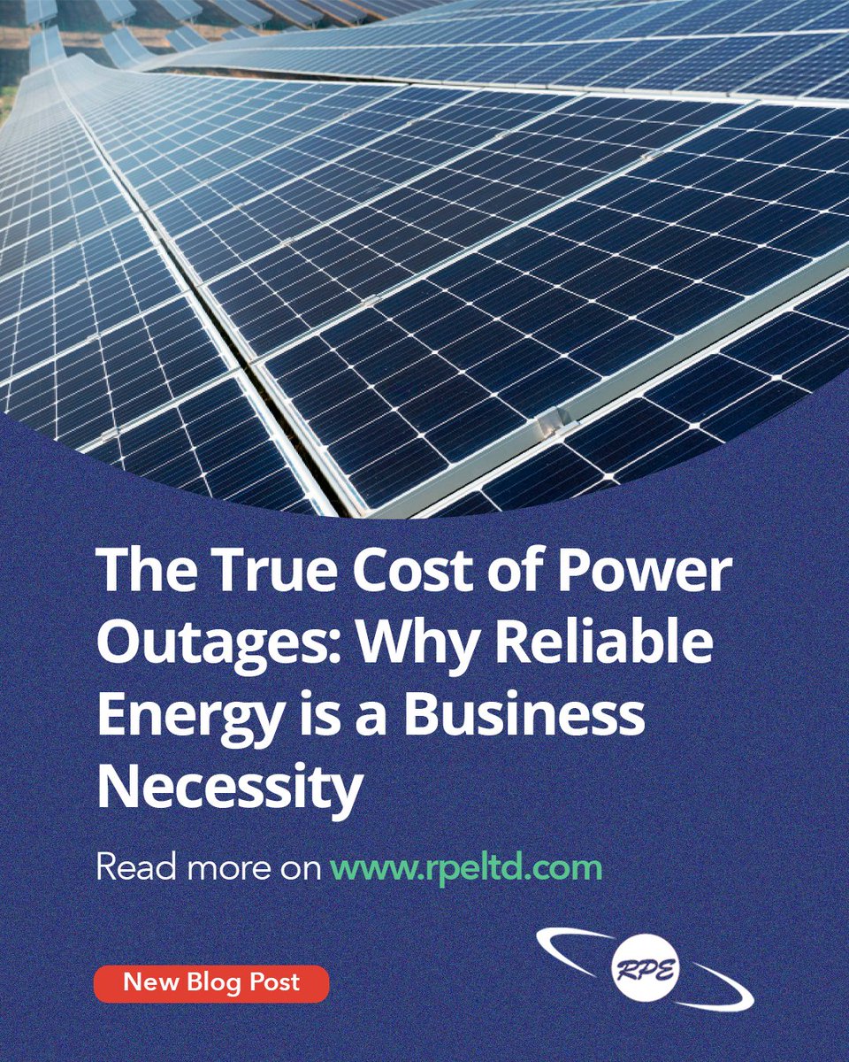 rpeltd_'s tweet image. Every minute of power loss has a price.

Find out how much it really costs and what your business can do about it.

Read here: tinyurl.com/ft3k8nr4

#PowerSolutions #BusinessTips #EnergyCrisis  #RoyalPowerAndEnergy #Uptime