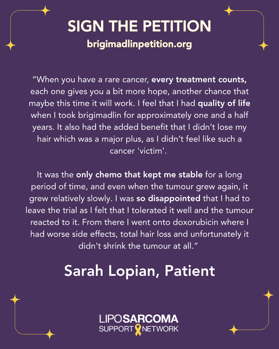 Liposarcoma Support Network tweet media