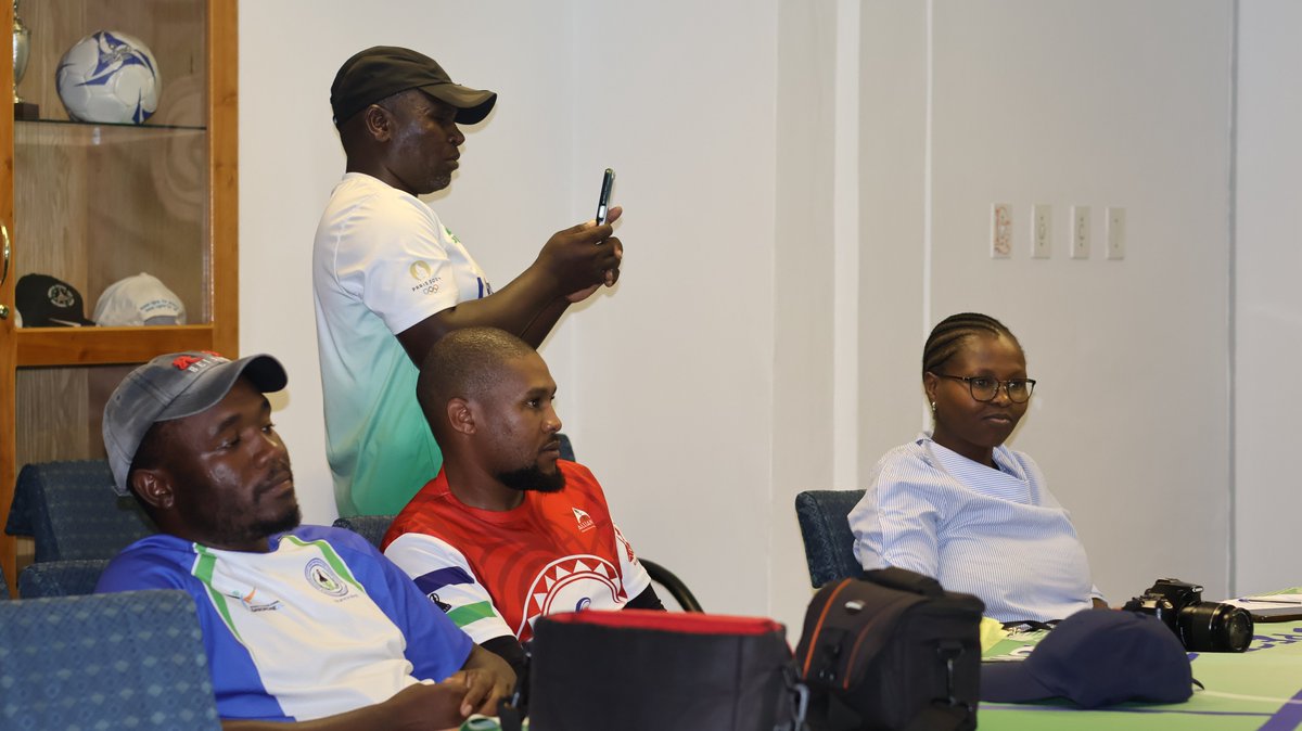 LesothoPR's tweet image. Minister Motlatsi Maqelepo welcomed the new LEFA President Lijane Nthunya, presented by LSRC President Baba Malephane, calling their unity “a new dawn” for Lesotho sports.
#SportsForUnity #LEFA #MTSAC #Lesotho #BasothoRising