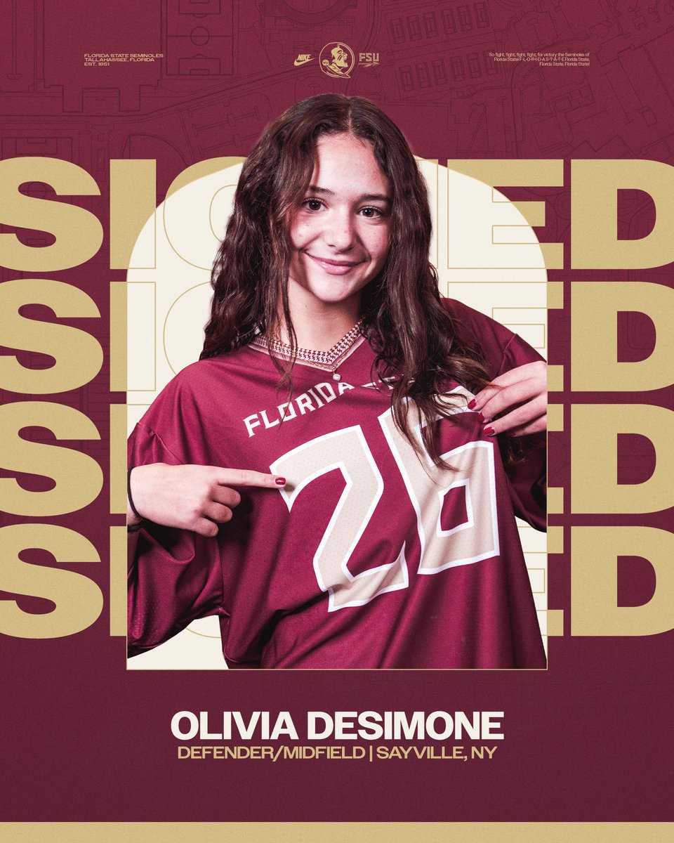 Welcome to the Garnet and Gold, Olivia! 🍢

#NolesLax