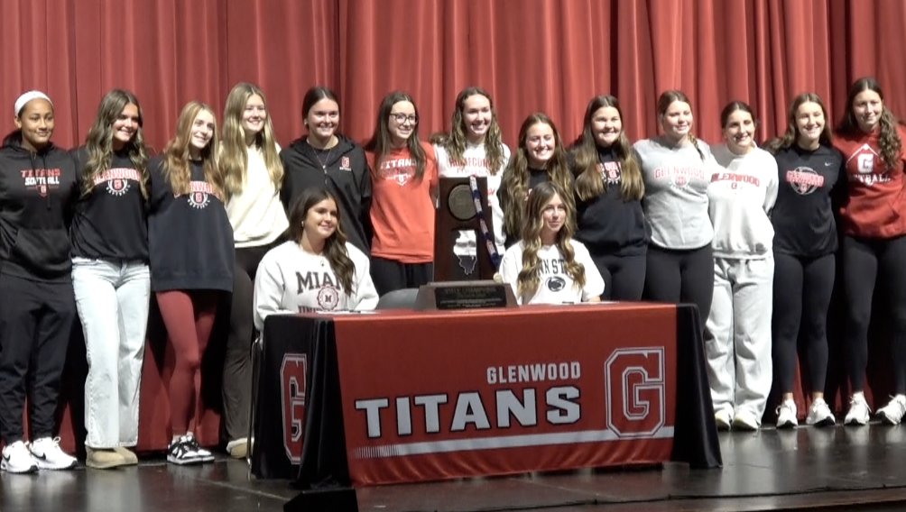 Ten Glenwood students across five sports completed their college signing ceremony yesterday. Coverage from the event here
channel1450.com/2025/11/12/ten…