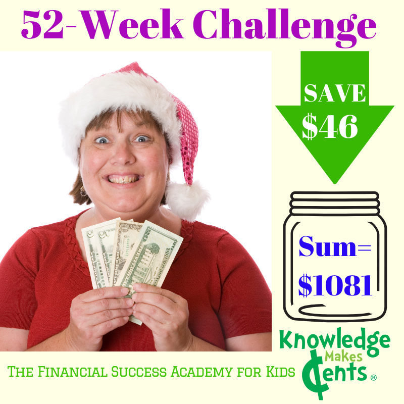 KMCents's tweet image. 5 weeks left before Christmas! Think of your #52weekchallenge savings as pre-payment for your holiday expenses! #FinancialLiteracyMonth #FLM2025

Week #46: Nov. 10-16, 2025

Contact us to learn more: info@KnowledgeMakesCents.com 905-882-3130