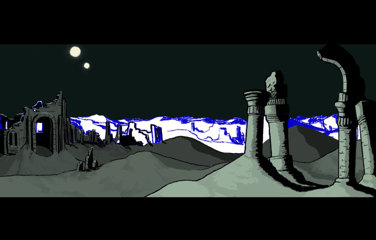 I’m going to get better at drawing backgrounds if it kills me. It’s going to but I’ll do it anyway