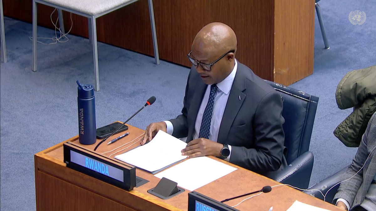RwandaUN's tweet photo. In the #4thCommittee on Special Political and Decolonization, 🇷🇼 Rwanda reaffirmed that the legitimacy and effectiveness of #Peacekeeping depend on the legality and clarity of its mandate.
Delivering 🇷🇼’s statement, Military Attaché Col. Deo Mutabazi emphasized that #peacekeeping operations must be carefully considered to ensure they do not, even indirectly, create associations with groups that are, or should be, subject to sanctions. Col. Mutabazi further:
🔹Stressed that maintaining this legal clarity is essential to upholding the credibility and purpose of #UNPeacekeeping efforts.
🔹Questioned why mandates could not be subjected to legal scrutiny before approval, insisting that mandates should be tailored to the host nation’s needs and not the penholders’ interests.
🔹Emphasized the root drivers of conflict, stressing the importance of community engagement and meaningful #outreach programs.
🔗Read full statement via https://t.co/HDHXZynNwp