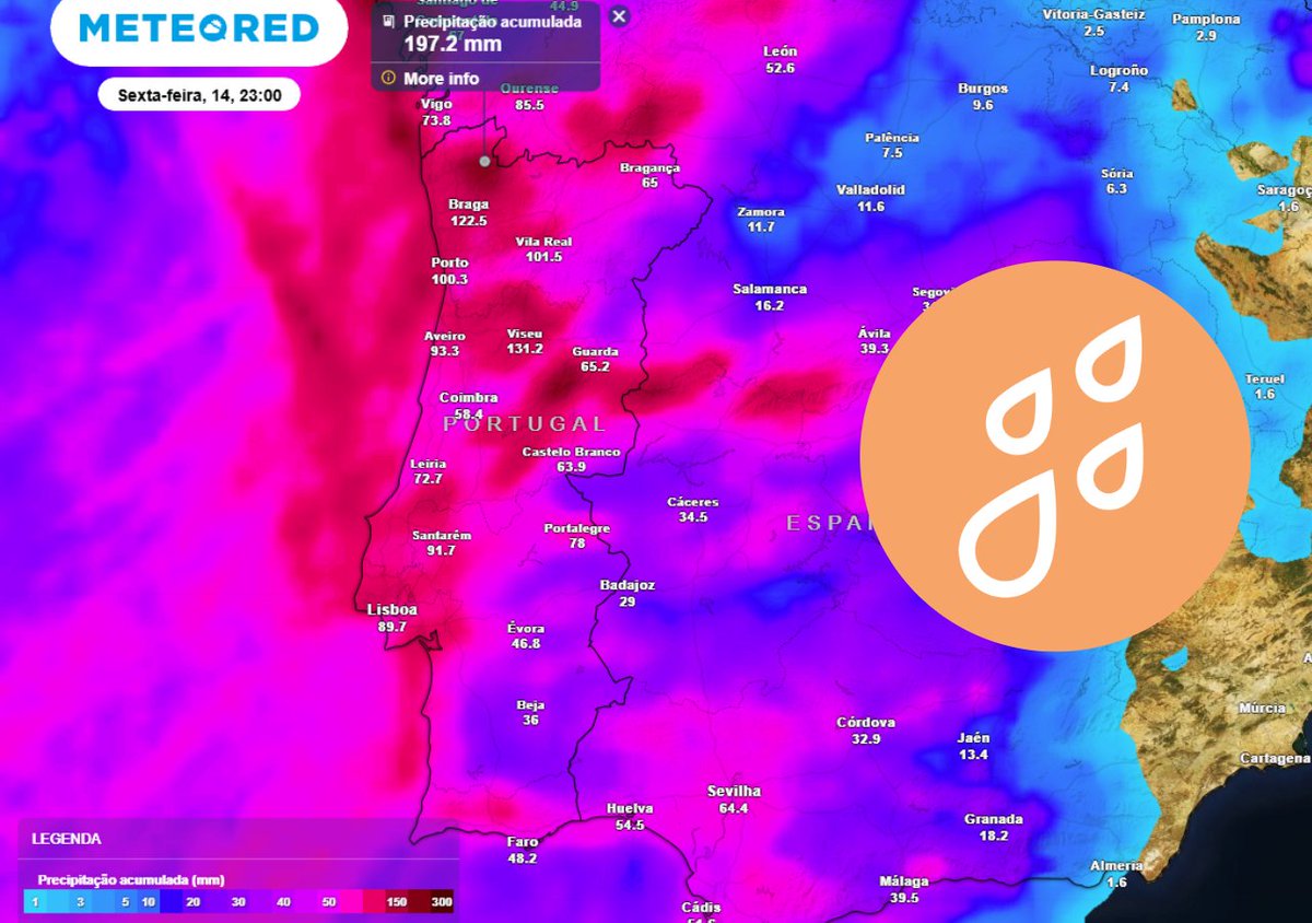 MeteoredPT's tweet image. ⛈️🌊 A previsão do tempo até domingo: chuva e #trovoada, vento pontualmente forte e agitação marítima.

🗞️ Confira a previsão por Hélder Lopes: tempo.pt/noticias/previ…