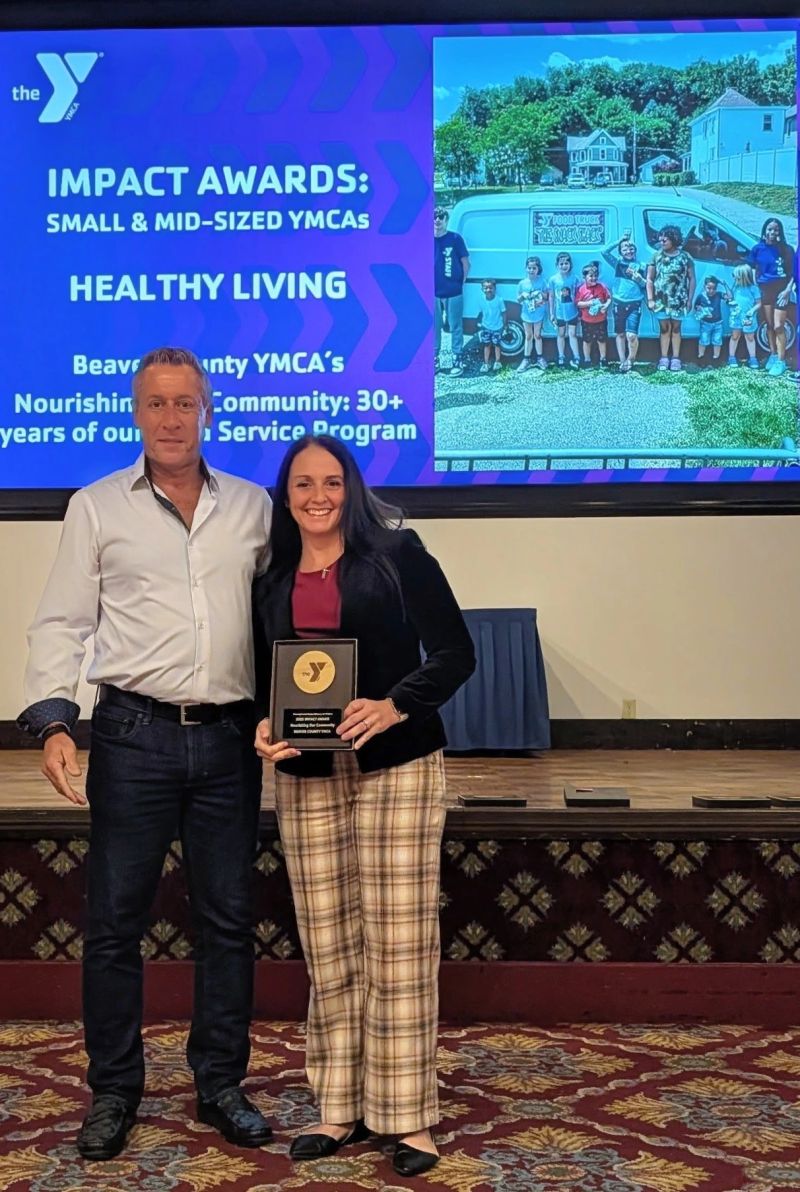 Congratulations to CEO, Mike Harich, and the entire staff team at the Beaver County YMCA on their 2025 Impact Award for their "Nourishing Our Community" program. The Beaver County YMCA celebrated 31 years of providing meals and snacks to their community this year.