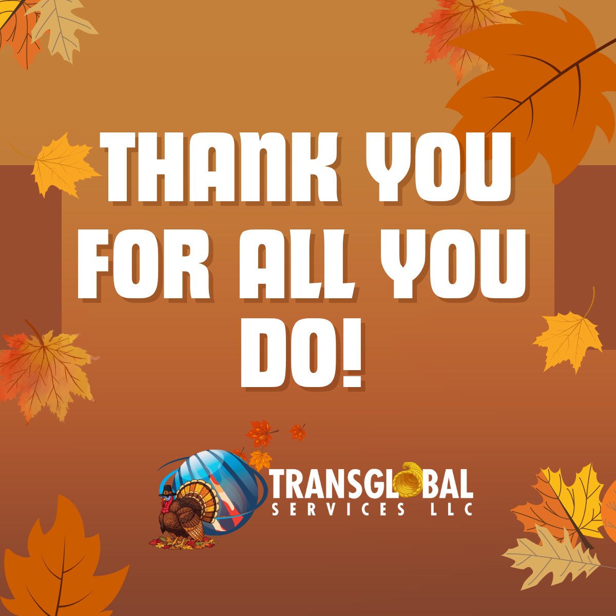 November is a month of gratitude, and we’re especially grateful for our teammates with birthdays this month! 🎉

Thank you for bringing your passion, creativity, and teamwork to everything you do!
 
#TeamTransglobal #Gratitude #NovemberBirthdays #Appreciation #YouMatter