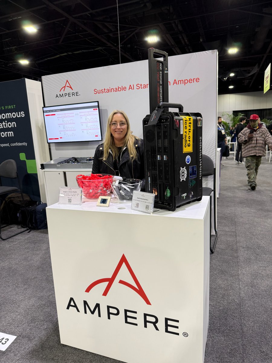 nextcomputing's tweet image. NextComputing systems with @AmpereComputing  continue to power innovative solutions at KubeCon and CloudNativeCon.
#KubeCon #CloudNativeCon #Kubernetes #NextComputing #Ampere #CloudNative #EdgeComputing #KubeFlow
