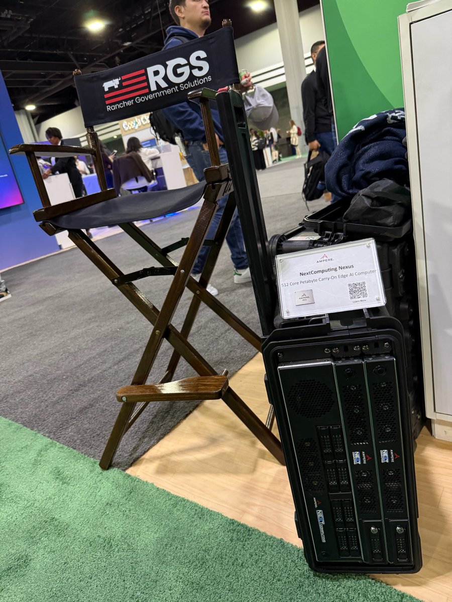 nextcomputing's tweet image. NextComputing systems with @AmpereComputing  continue to power innovative solutions at KubeCon and CloudNativeCon.
#KubeCon #CloudNativeCon #Kubernetes #NextComputing #Ampere #CloudNative #EdgeComputing #KubeFlow