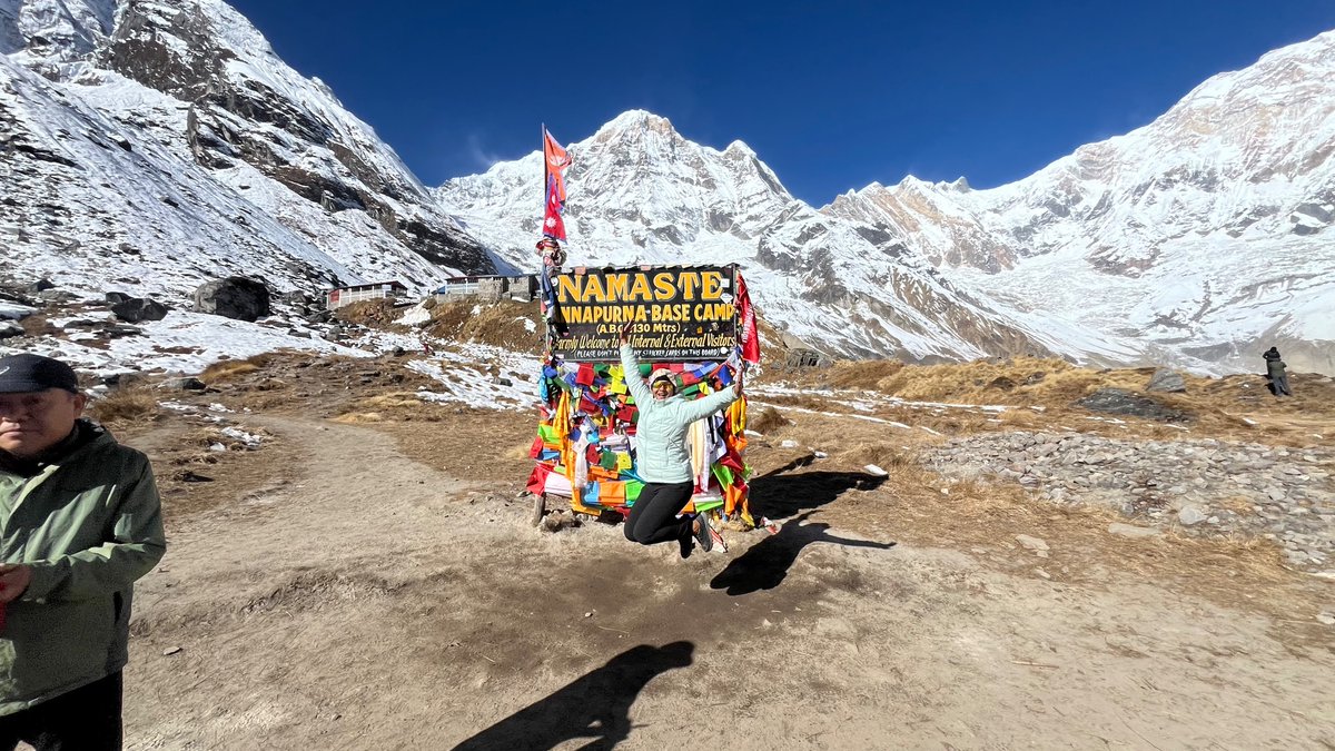 Never leaving a chance to jump. 😎God save those muscles. 😊