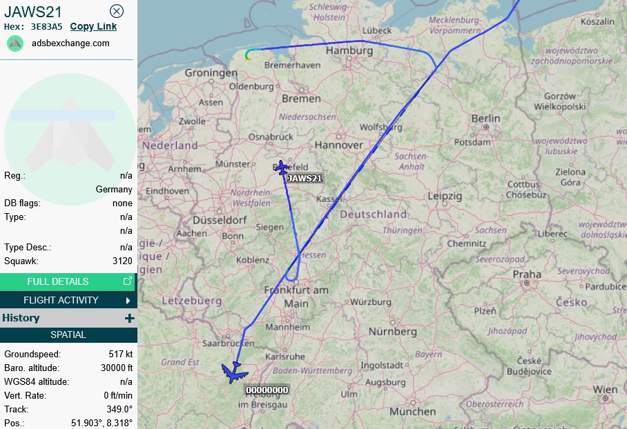 SirListenalot's tweet photo. German #EUFI Eurofighters #JAWS21 rtb Wittmundhafen, seem to have been a flight of three on departure. Maybe with a spare 🤷♂️ https://t.co/vMkkI3KJau