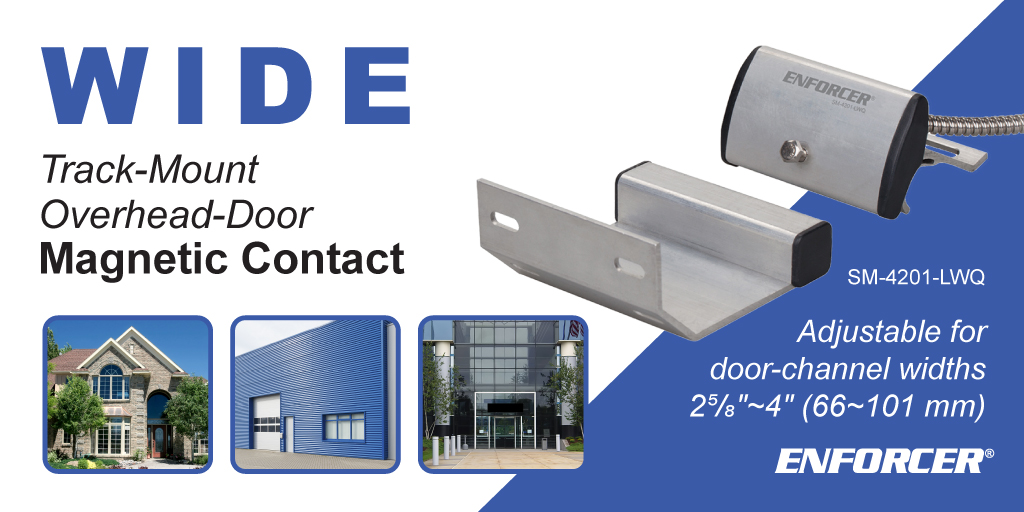 secolarm1's tweet photo. The SM-4201-LWQ magnetic contact is engineered for extra-wide door channels (2-5/8" to 4"), making it the go-to solution for industrial and heavy-duty applications where standard contacts fall short.  #SECOLARM #ENFORCER # Securitysolutions https://t.co/d5yvyLelzJ