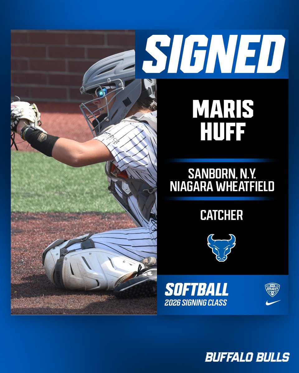 UBBullssoftball's tweet photo. 𝓦𝓮𝓵𝓬𝓸𝓶𝓮 𝓽𝓸 𝓑𝓾𝓯𝓯𝓪𝓵𝓸!

We are excited to have Maris Huff join the program and stay in Buffalo!

#UBhornsUP🤘 https://t.co/U6ltQRoUQ9