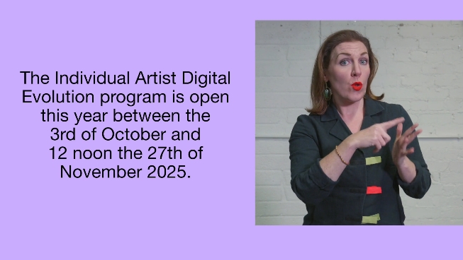 Don't forget the deadline for the Individual Artists Digital Evolution Awards funding application is 27th November 2025!

BSL supported video kindly delivered by the <a href="/UniAtypical/">UniversityOfAtypical</a> is available on our funding page.

artscouncil-ni.org/funding-for-in…