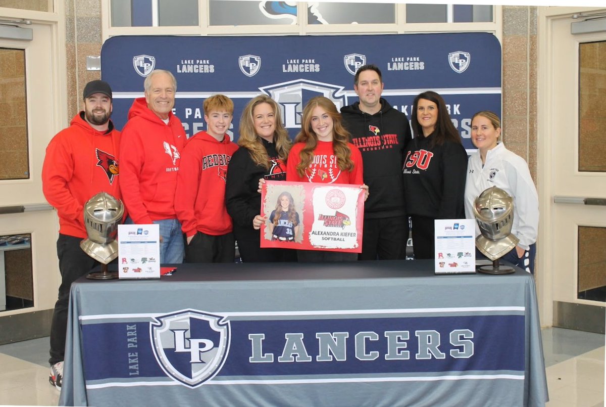 Congratulations <a href="/LPLancersSB/">Lake Park Softball</a> Alexandra on her commitment to continue her academic and 🥎 career at Illinois State University! #WeAreLakePark