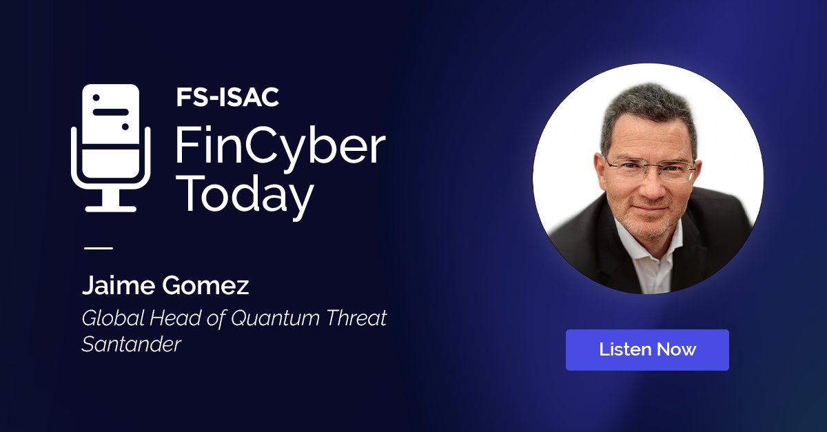 FSISAC's tweet image. Quantum computing is often framed as a looming threat to cryptography — especially in financial services. In our newest FinCyber Today episode, Jaime Gomez-Garcia of Santander calls for sector-wide collaboration and a roadmap for cryptographic maturity. 

hubs.ly/Q03SPbWT0