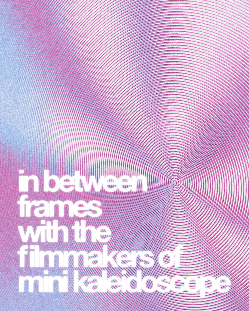 kaleidoscopejkt's tweet photo. after the screenings, we talk.
join us for ‘in between frames’ — a short conversation with the filmmakers of mini kaleidoscope.
we’ll talk all about their process, stories, and everything in between.
don’t miss it.
15 november • space 9
#kaleidoscopejkt #festivalfilm https://t.co/pZXU7RNxPT