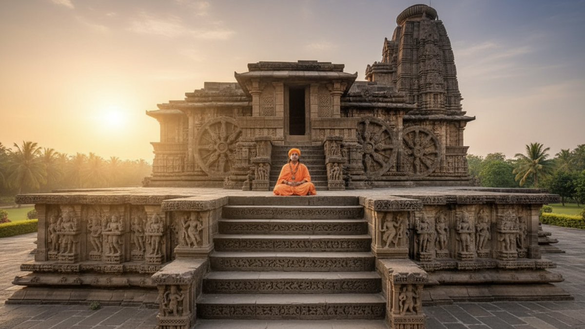 swamisandeepani's tweet image. हर साधक बाहर ईश्वर को खोजता है,
पर उपनिषद् सिखाते हैं —
जिसे तू बाहर ढूँढ रहा है,
वह तेरे ही भीतर साक्षीभाव में स्थित है।
जब ध्यान भीतर उतरता है,
तो साधक अनुभव करता है कि
वह न शरीर है, न विचार, न भाव —
बल्कि उन सबका साक्षी है।
यही साक्षीभाव आत्मज्ञान की प्रथम सीढ़ी है।

साक्षी…