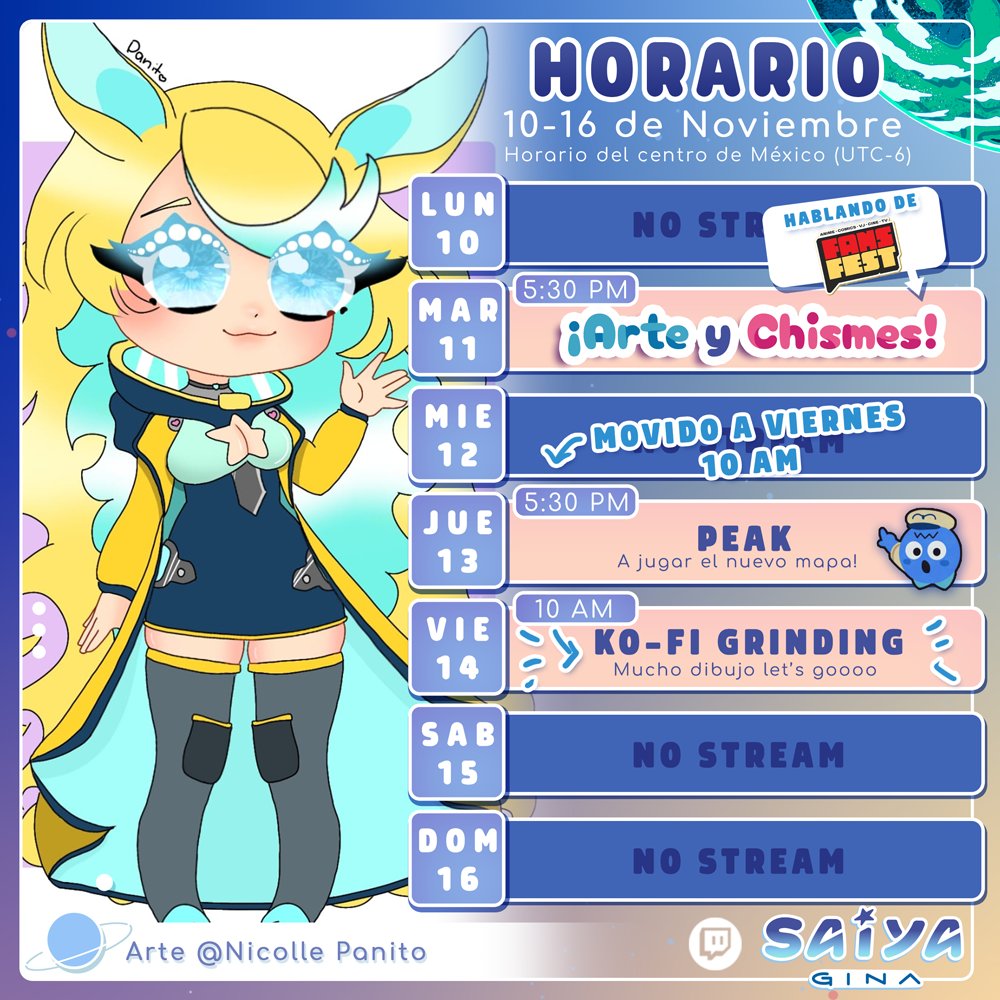 Se me atrasaron algunas cosas así que tendré que aplazar el stream de hoy al viernes temprano!  Gracias por su paciencia