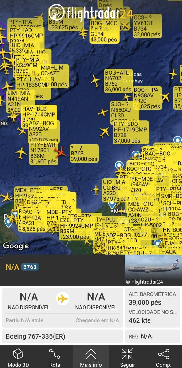 Deportados Airlines hoje com quem? Eastern!

Depois de quase 2 anos sem um 767 da Eastern em Confins trazendo deportados, lá vem ele! O 767-300 de matrícula N703KW está a caminho de Confins e previsão pra pouso 22:00 em CNF