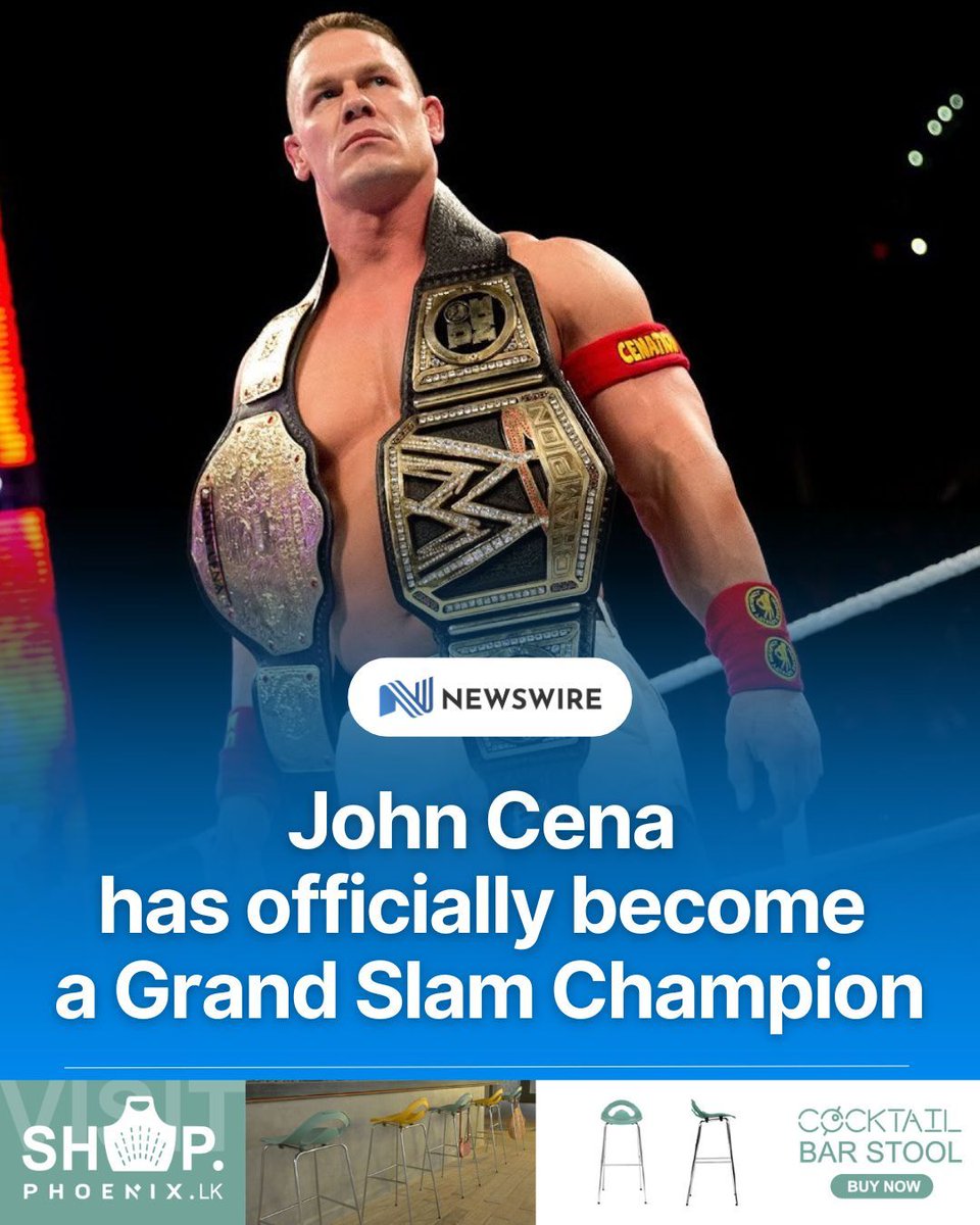 THE CHAMP DOES IT ALL! 🔥

John Cena finally captures the Intercontinental Championship, becoming a GRAND SLAM CHAMPION, completing every major title in WWE history! 

17x World Champion 
5x United States Champion 
4x Tag Team Champion 
2x Royal Rumble Winner 
MITB Winner 
1x