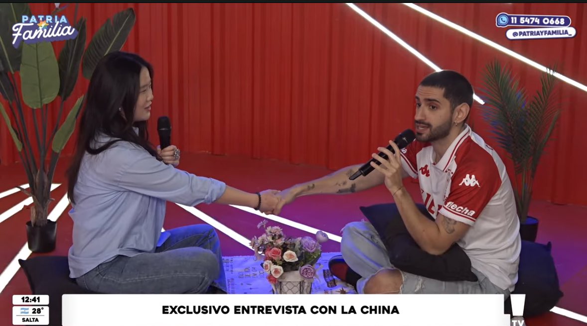 cmdeluzu's tweet image. 10/10 la entrevista #PatriaYFamilia