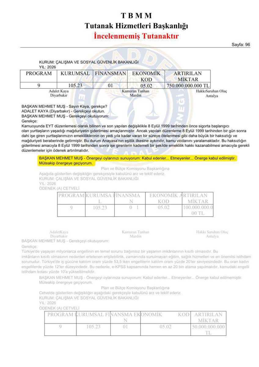 Kademeli emeklilik yasalaşsın, adalet sağlansın.

<a href="/yilmaztunc/">Yılmaz TUNÇ</a> 
<a href="/zorlu77/">Prof.Dr.Kürşad ZORLU</a>
<a href="/Akparti/">AK Parti</a>
<a href="/RTErdogan/">Recep Tayyip Erdoğan</a>
<a href="/isikhanvedat/">Prof. Dr. Vedat Işıkhan</a>
<a href="/resulkurt34/">Doç. Dr. Resul Kurt</a>
<a href="/Yenisehirlioglu/">Bahadır Yenişehirlioğlu</a>
<a href="/akbasogluemin/">Av. M.Emin AKBAŞOĞLU 🇹🇷</a>
<a href="/AvOzlemZengin/">Av. Özlem Zengin 🇹🇷</a>
<a href="/yilmaztunc/">Yılmaz TUNÇ</a>
<a href="/AhmetAYDIN_02/">Ahmet AYDIN</a>
<a href="/avosmanzabun/">Av.Osman Zabun</a>
<a href="/fatmaaksal/">Dr. Fatma Aksal</a>
<a href="/EmadDernegi/">EMEKLİLİKTE ADALET DERNEĞİ ⚖️</a>

#KademesizBütçeOlmaz