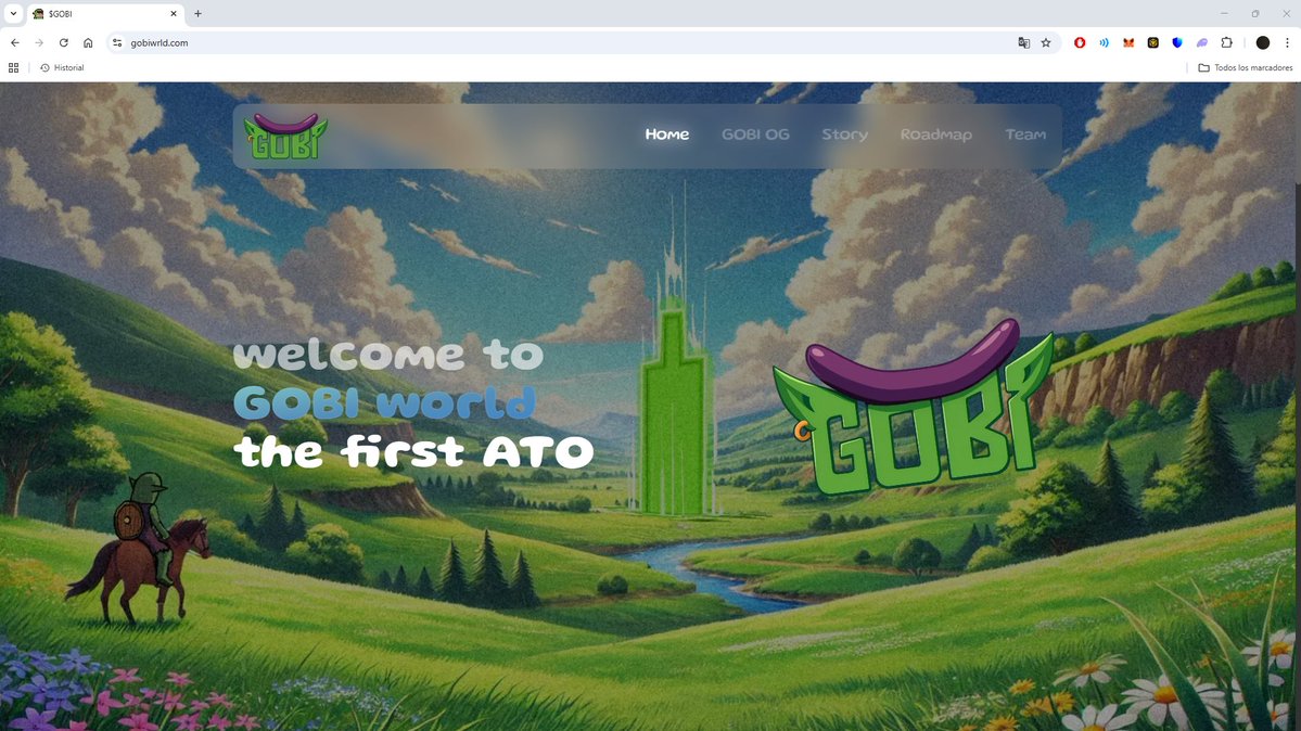 🚀 It’s official — the $GOBI website is now live 🚀

Discover GOBI World, a place to let art take over 

🌐 Visit now: gobiwrld.com