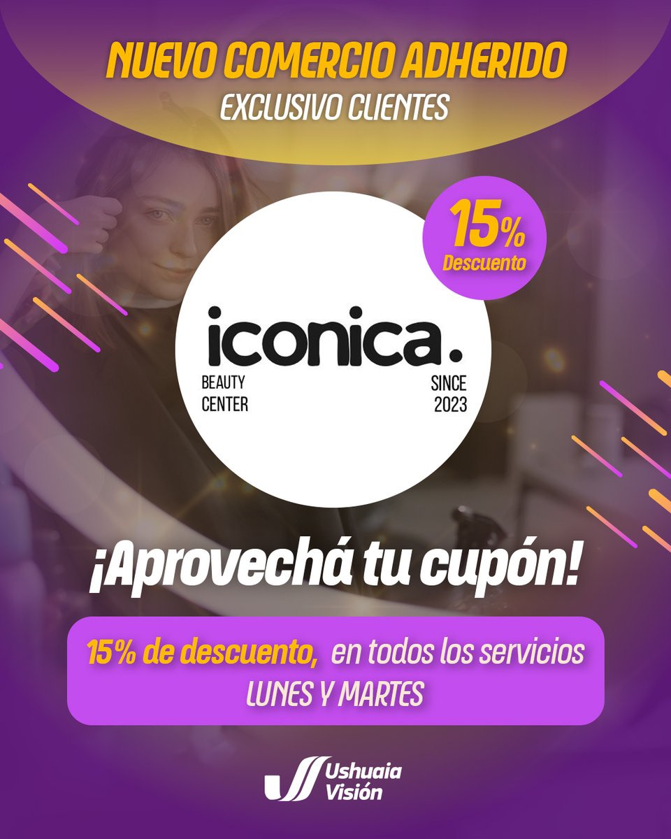 ¡Seguimos sumando beneficios para vos! 🥳

Porque te gusta cuidarte y a nosotros mimarte 💜 Le damos la bienvenida a @_iconicabeauty

📲 Guardá este post así no te olvidás 😘