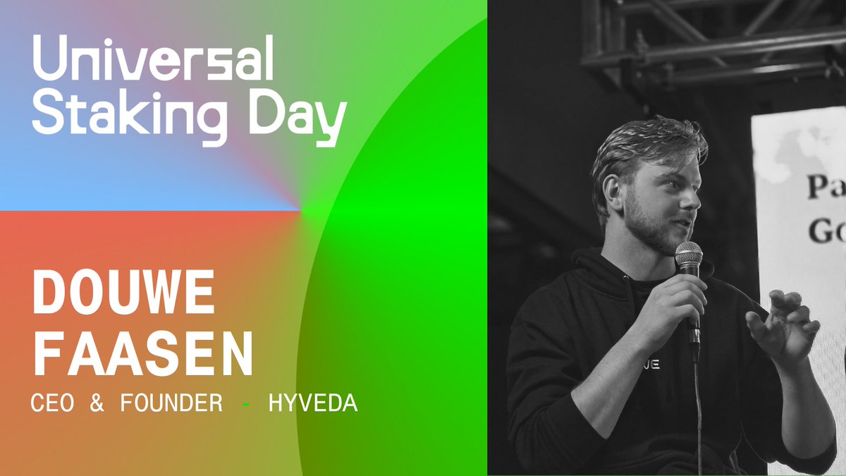 Universal Staking is what powers <a href="/HyveXYZ/">Hyve</a> multi-chain architecture. See you soon at @DeFiConnect! 

Discount code: SPKR12_42832_50 

 #DeFiConnect2025