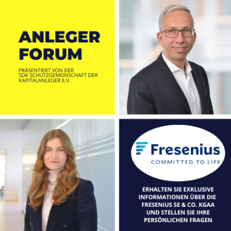 🎥 Morgen, 13.11. um 18:30 Uhr:
 SdK-Unternehmenspräsentation mit Fresenius SE &amp; Co. KGaA

👉 Jetzt kostenlos anmelden: join.next.edudip.com/de/webinar/sdk…

#Fresenius #SdK #Anlegerforum #Aktien #Finanzen