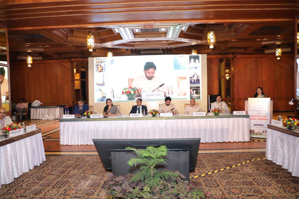 In the august presence of Hon’ble Union Minister of Coal &amp; Mines, Shri G. Kishan Reddy, the Ministry of Coal convened the 50th Meeting of the Standing Committee on Safety in Coal Mines in New Delhi, with participation from DGMS, trade unions, and CMDs/ CEOs of coal companies to