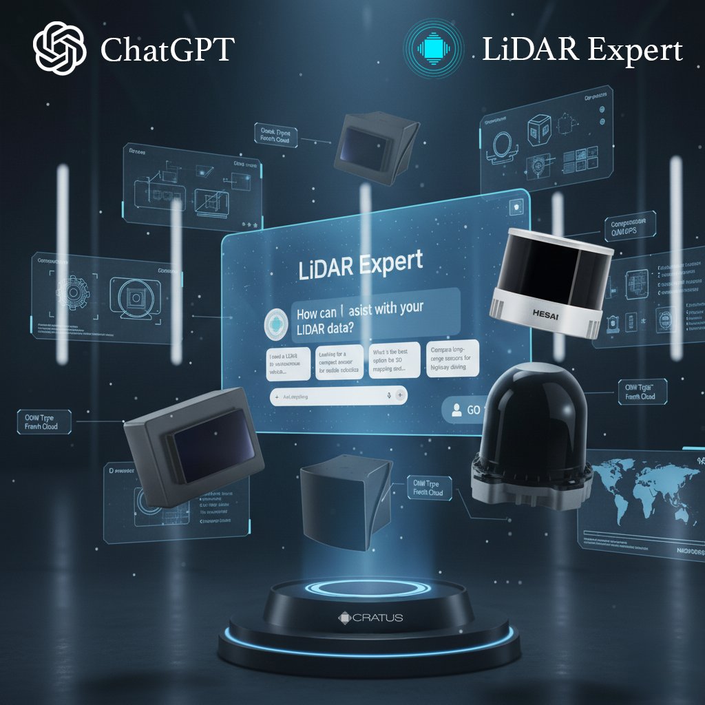 CRATUSTECH's tweet image. Struggling to pick the right LiDAR? LiDAR Expert helps you find the perfect match fast, simple, accurate.
Try it now and see how easy LiDAR selection can be:
🔗chatgpt.com/g/g-68d9bd75fa…
#CratusTechnology #LiDAR #Automation #Robotics #AI #Innovation #IndustrialTech