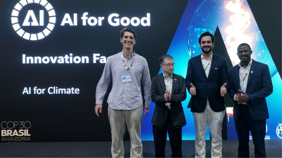 AIforGood's tweet image. Scaling Climate Solutions: From AI Innovation to Global Impact 🌍

At #COP30, the @ITU hosted a session exploring how #AI can accelerate climate action and deliver measurable global #impact. As climate challenges intensify, AI is emerging as a powerful driver of scalable,…