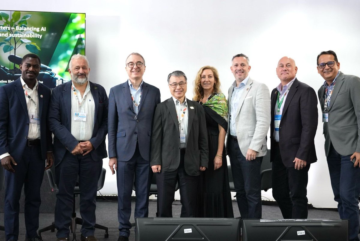 AIforGood's tweet image. Scaling Climate Solutions: From AI Innovation to Global Impact 🌍

At #COP30, the @ITU hosted a session exploring how #AI can accelerate climate action and deliver measurable global #impact. As climate challenges intensify, AI is emerging as a powerful driver of scalable,…