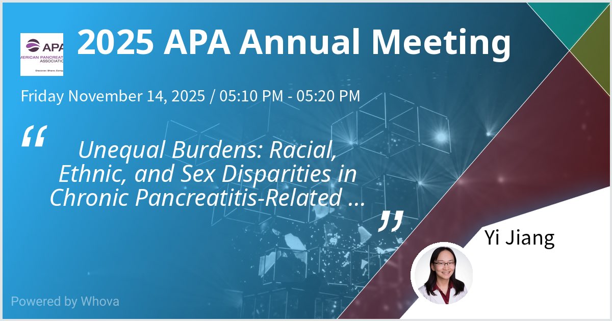 I am speaking at 2025 APA Annual Meeting. Please check out my talk if you're attending the event!  - via #Whova event app