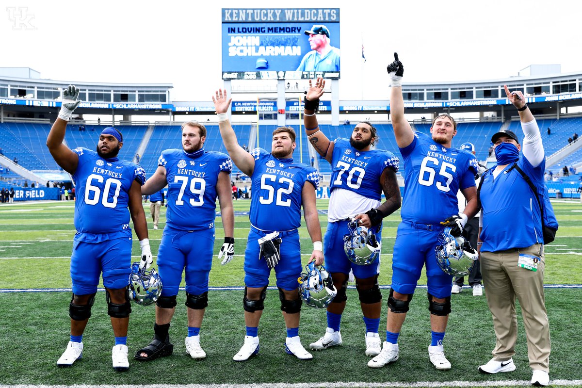 UKFootball's tweet image. Five years ago today, we lost a great American. 

Today and every day we will remember the legacy that John Schlarman left on this program. 

#SchlarmanStrong x #BigBlueWall💙