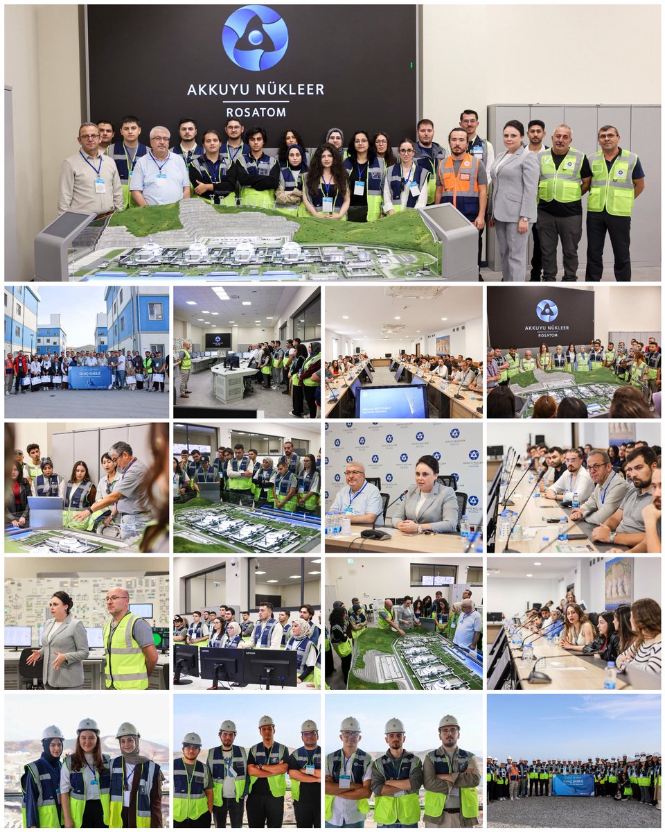 🇹🇷⚛️ Üniversitemiz Mühendislik ve Mimarlık Fakültesi öğrencileri, Türkiye’nin ilk nükleer güç santrali Akkuyu NGS’yi ziyaret etti.

🔷Ziyaretlerde Rektörümüz Prof. Dr. Şakir Taşdemir de öğrencilerimize eşlik etti. 

🔸 Eğitim merkezinde ana kumanda odasının tam ölçekli