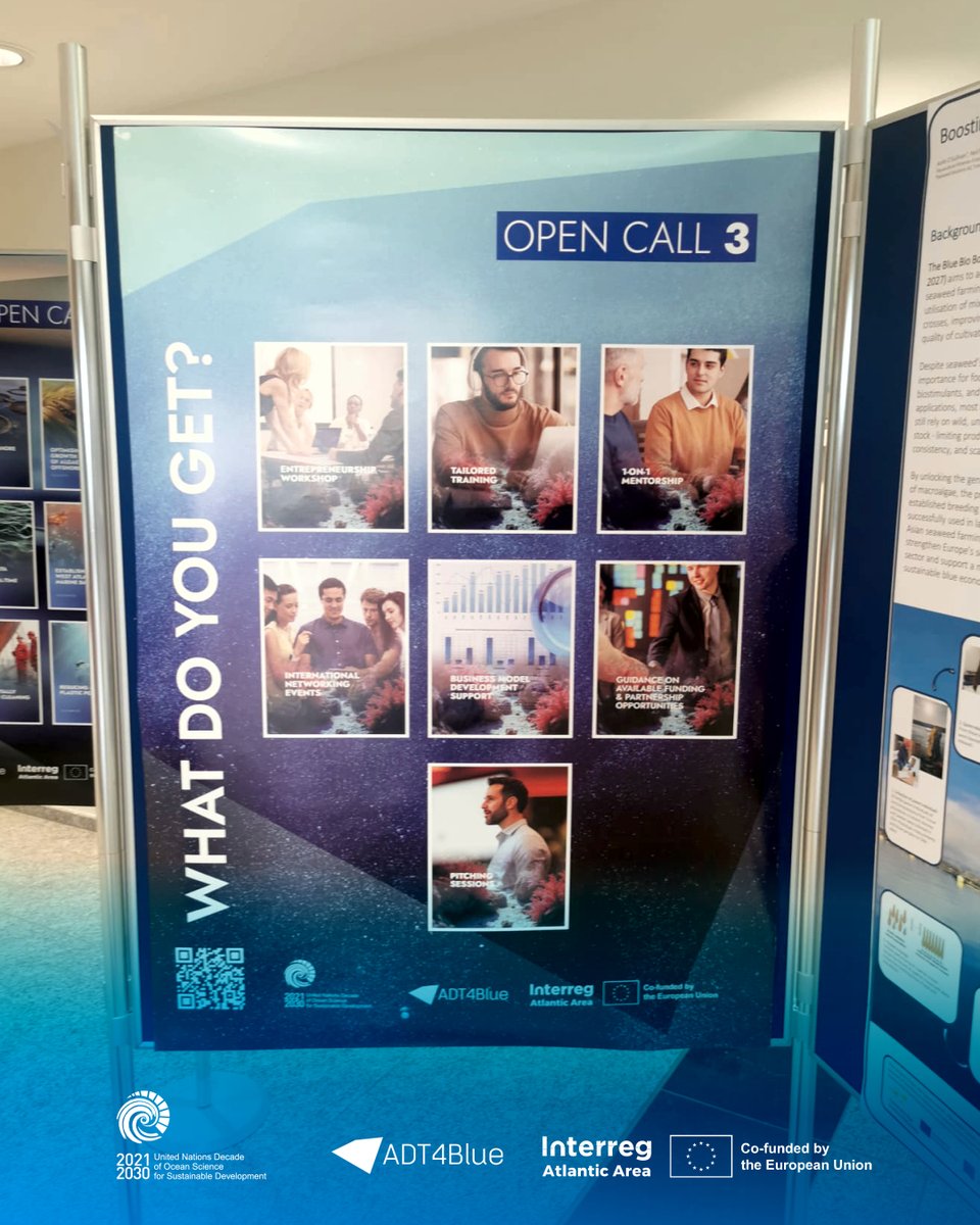 🌊ADT4Blue is proud to be at the Atlantic Days in Galway, Ireland, joining key stakeholders from across the Atlantic Area.
We're here to explore Blue Synergies and Unlock Remarkable Interreg Results! 💙✨

#ADT4BlueOC3 #BlueEconomy #interregatlantic #AtlanticArea #BlueTech