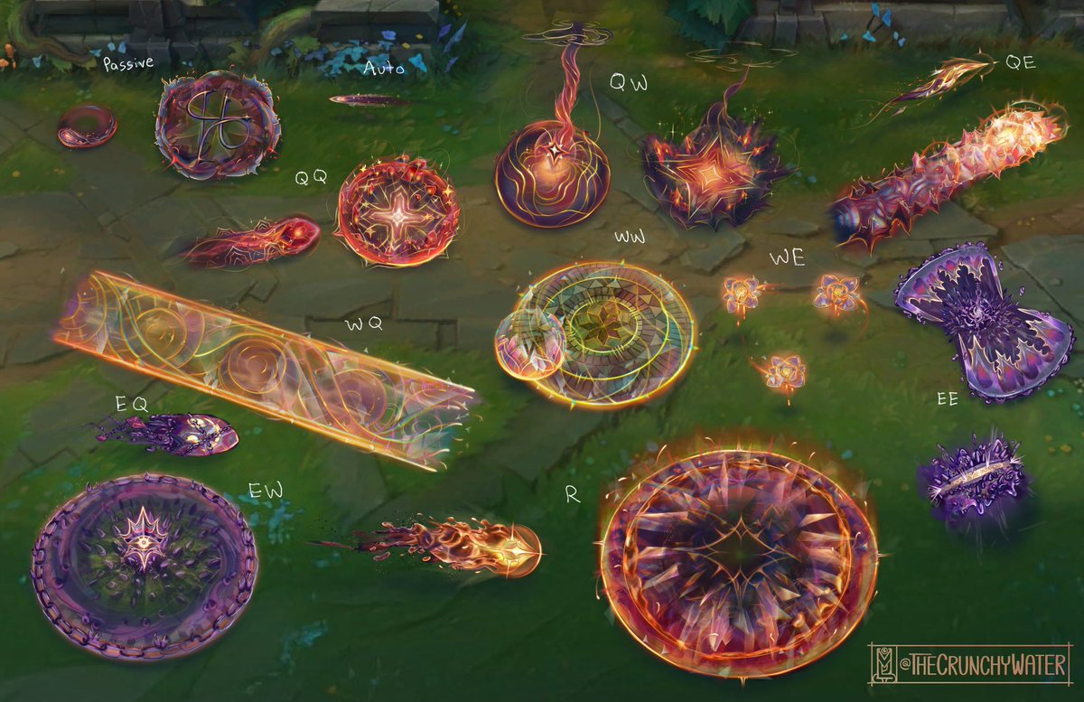 Skin Concept: Elementalist Hwei (Crystal Form) 🌋 #hwei #LeagueOfLegends