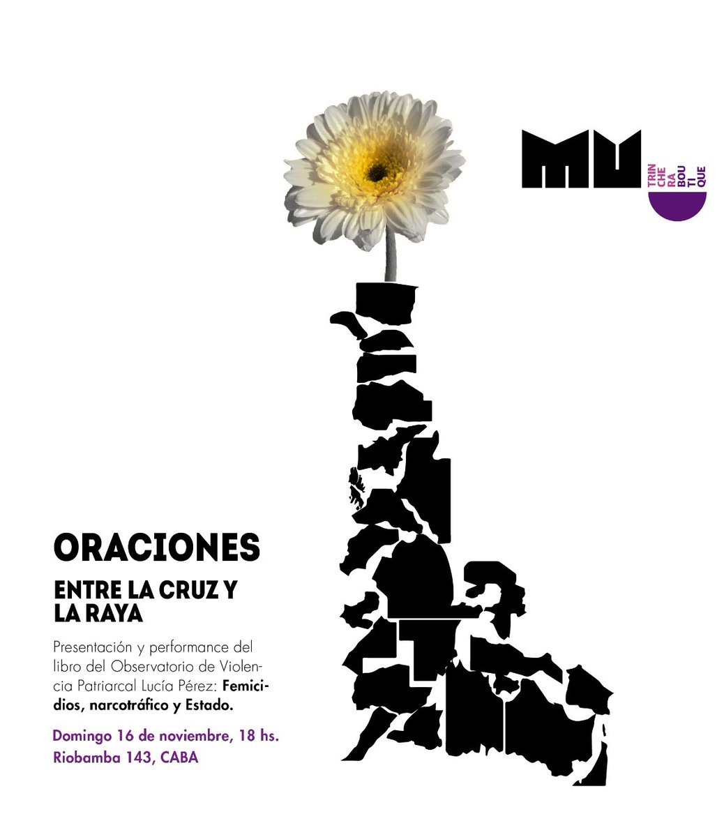 Lavacatuitera's tweet image. Este domingo a las 18 hs presentamos el libro &quot;Femicidios, narcotráfico y Estado&quot; del  @ObserLuciaPerez con una performance de teatro-danza. Entrada libre.