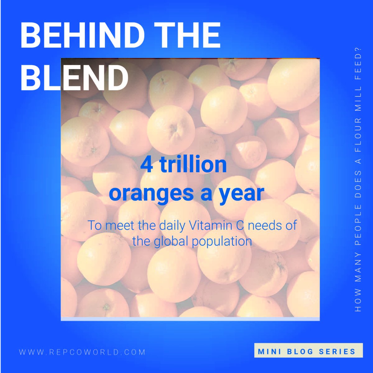 REPCOWORLD's tweet image. To supply the world with natural vitamin C, we'd need:
🍊 4 trillion+ oranges/year
🌱 Farmland we don’t have
💧 Unsustainable resources

Synthetic vitamins? Same molecule, smarter process.

🧠 Read:
hubs.la/Q03DsDLn0

 #VitaminFortification #REPCO #Sustainability