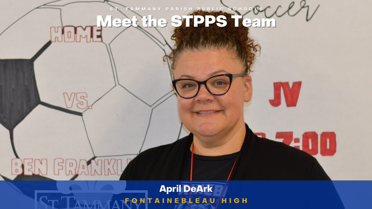 "My goal as a teacher is my desire to help the students in my community thrive. I always keep this at the forefront of what I say and how I say it."

April loves having the opportunity to teach freshmen and watch them progress through the years.

#STPPSLaunchingExcellence