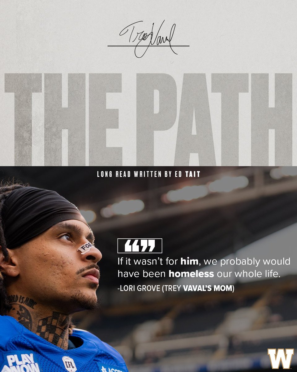 "If it wasn't for him, we probably would have been homeless our whole life."

The Long Read: Trey Vaval's Path 🗒️ » bit.ly/4nQkEQY
#ForTheW