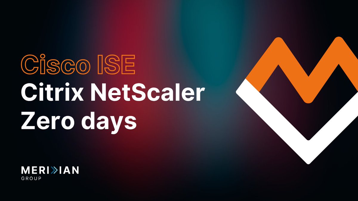 MeridianEU's tweet image. Zero-day exploits CVE-2025-20337 (#ciscoISE) and CVE-2025-5777 (#CitrixNetScaler) delivered custom in-memory web shells. Cisco ISE RCE enabled root code execution; NetScaler allowed auth bypass. Payloads use Java reflection and DES with nonstandard Base64 to evade detection.
