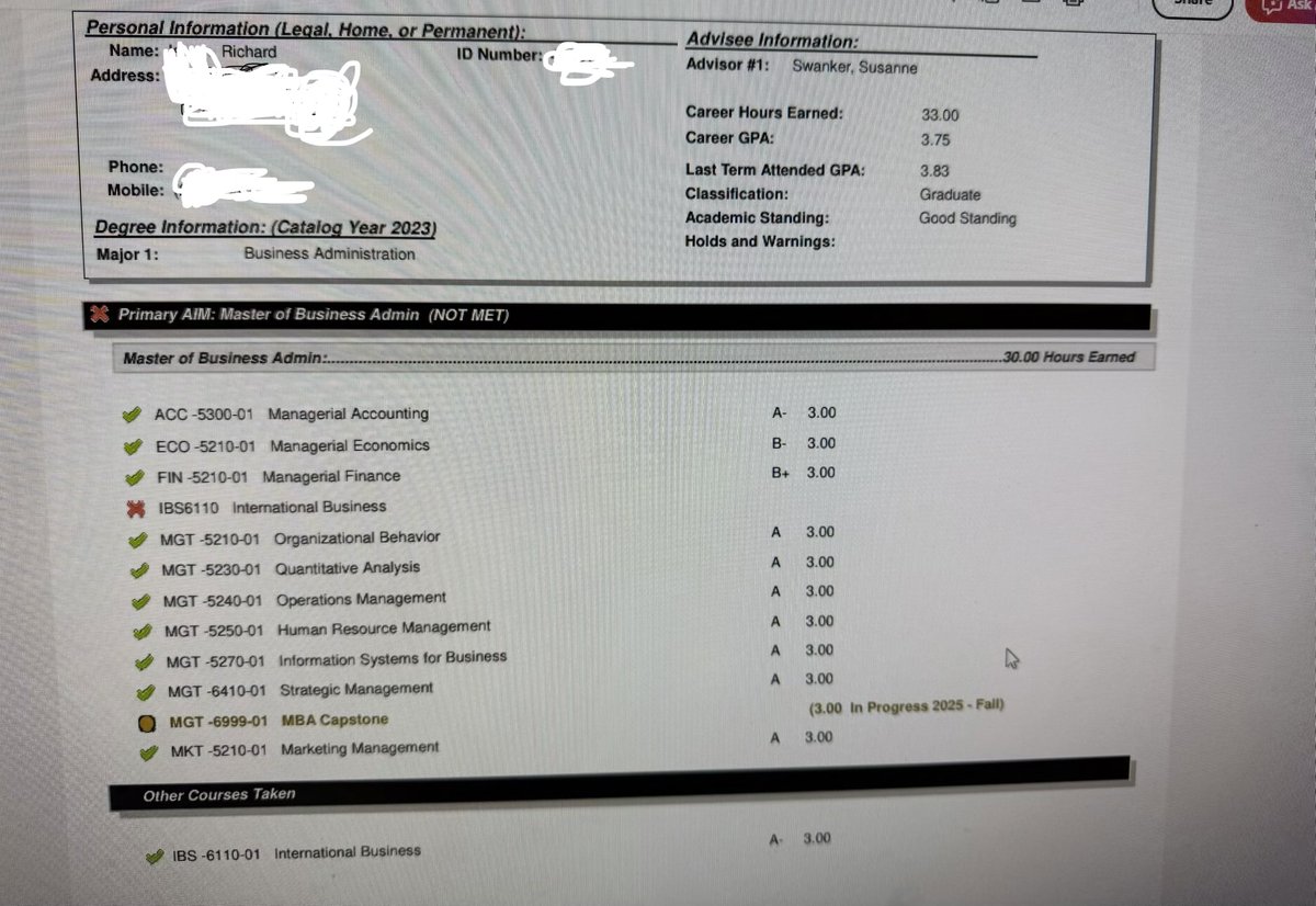 Not a flex. I am 46 years old, a full-time college football coach. A father. A son. I work long days recruiting, watching film, practice, and game planning, all while finishing an M.B.A. If you want it bad enough, you’ll find a way to make it happen. #NoExcuses #MagnaCumLaude